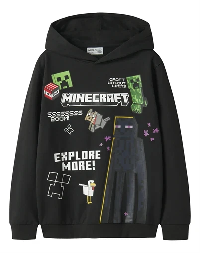 Name it - NKMJu Minecraft Hoodie - Black